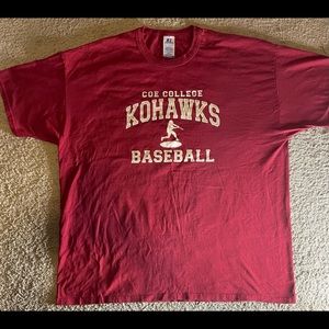 Men Coe College Baseball T-Shirt